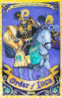 Inca Marshal: Marshals on Parade Print by Jim Wainwright
