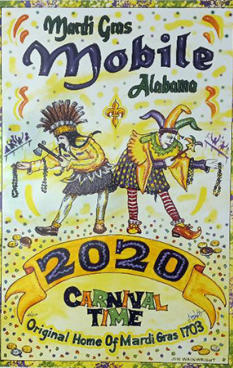 Carnival Time Mardi Gras Print